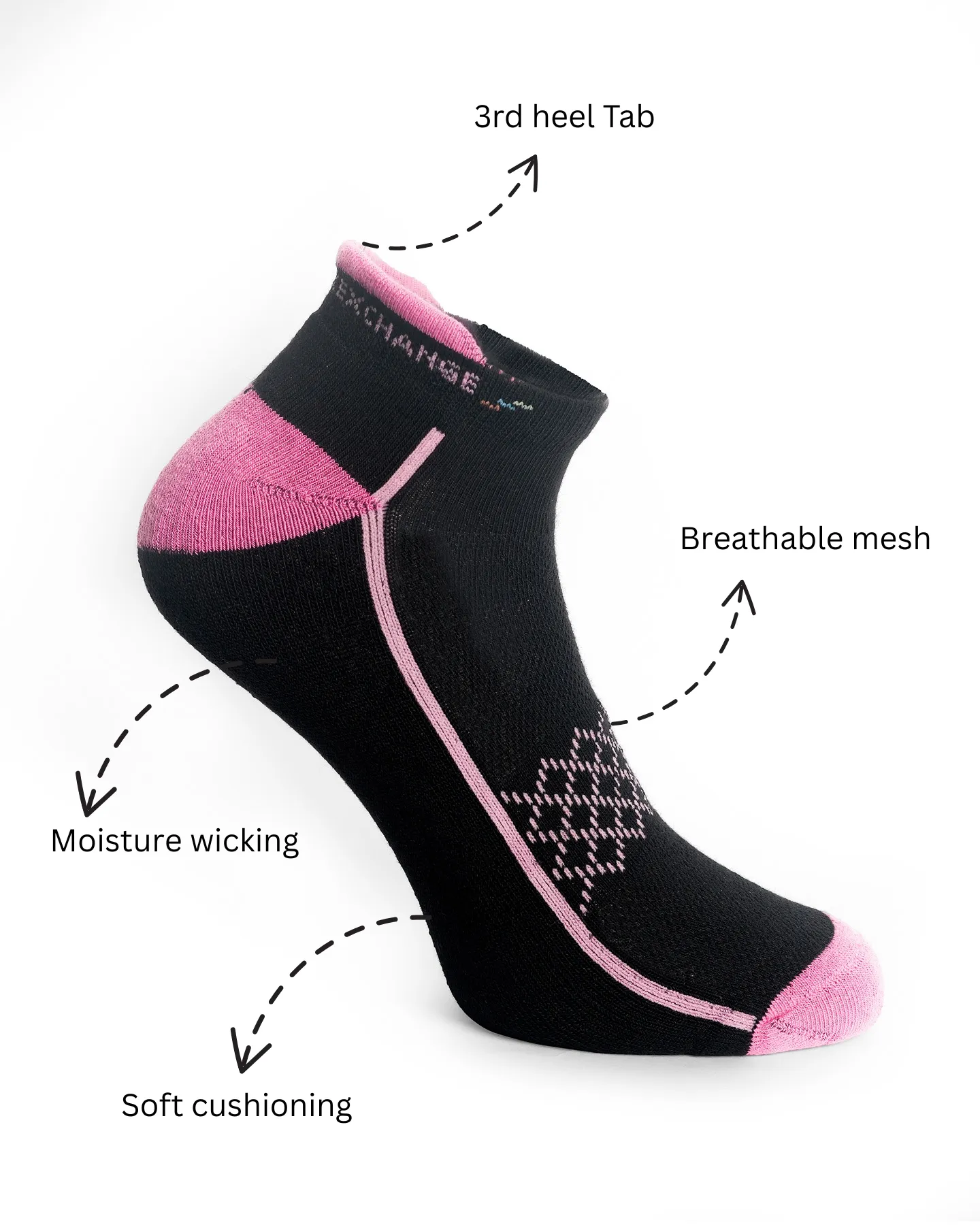 Airabelle Cushioned Mesh Ankle Socks - Image 5