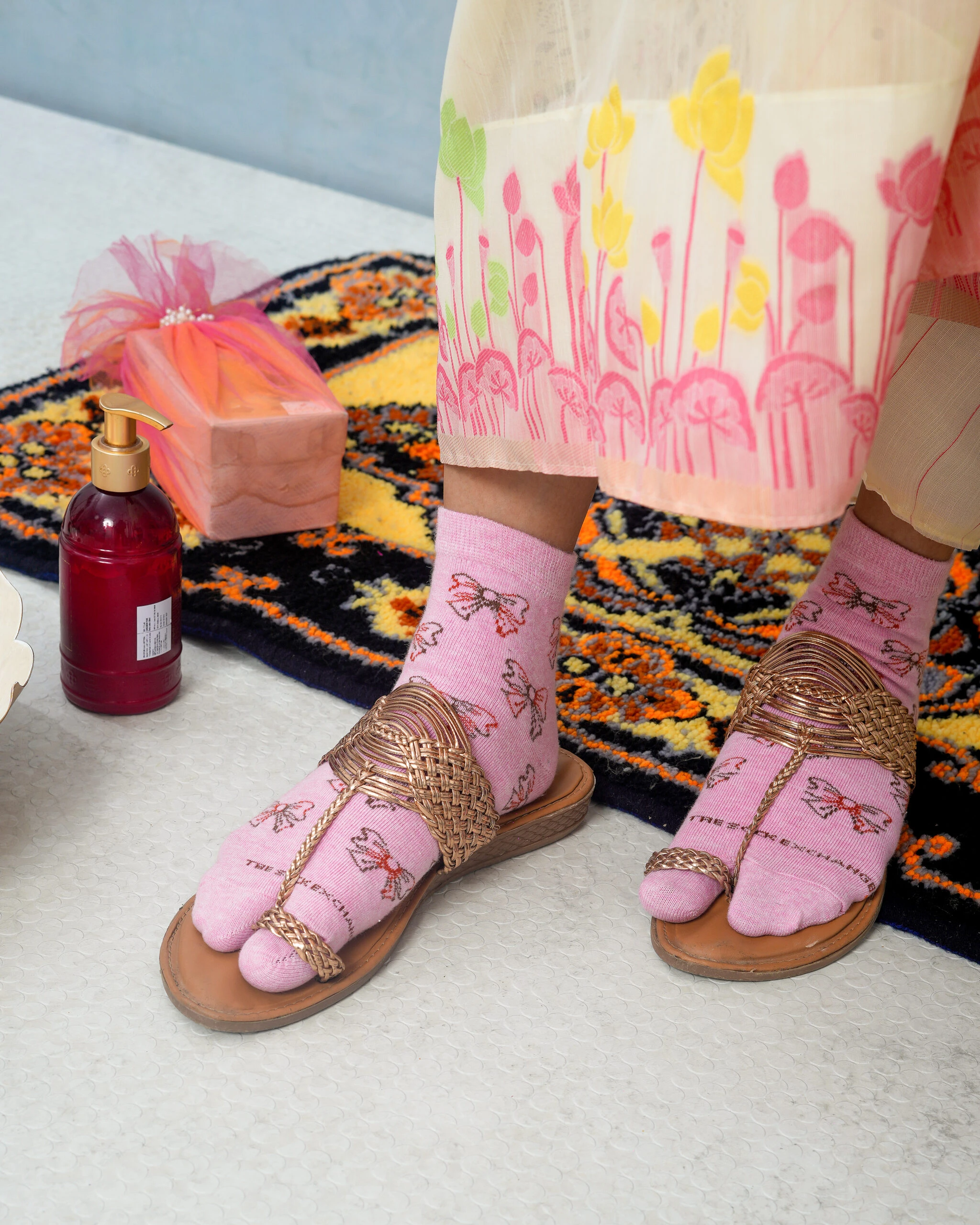 Blossom Bow Socks - Image 6