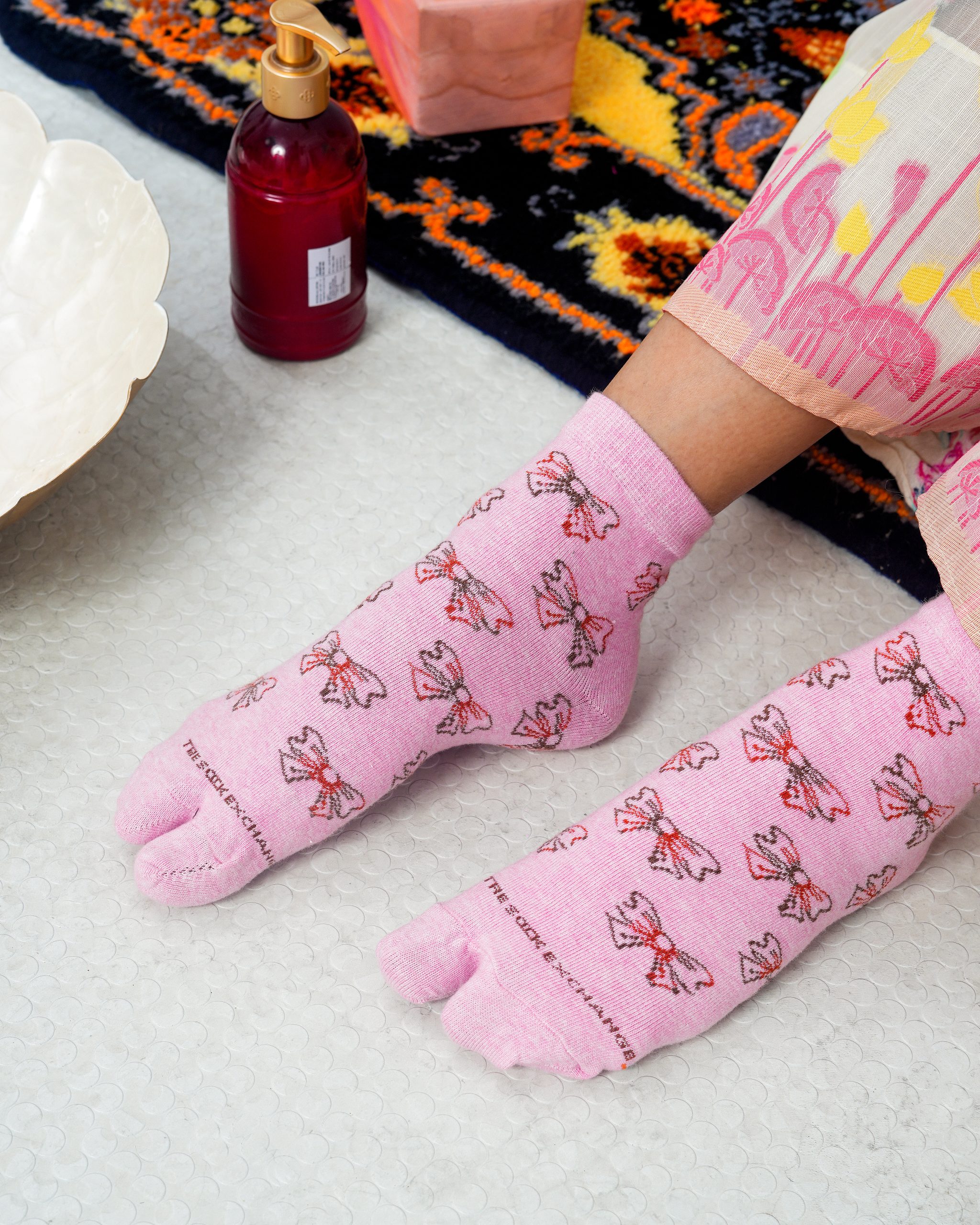 Blossom Bow Socks