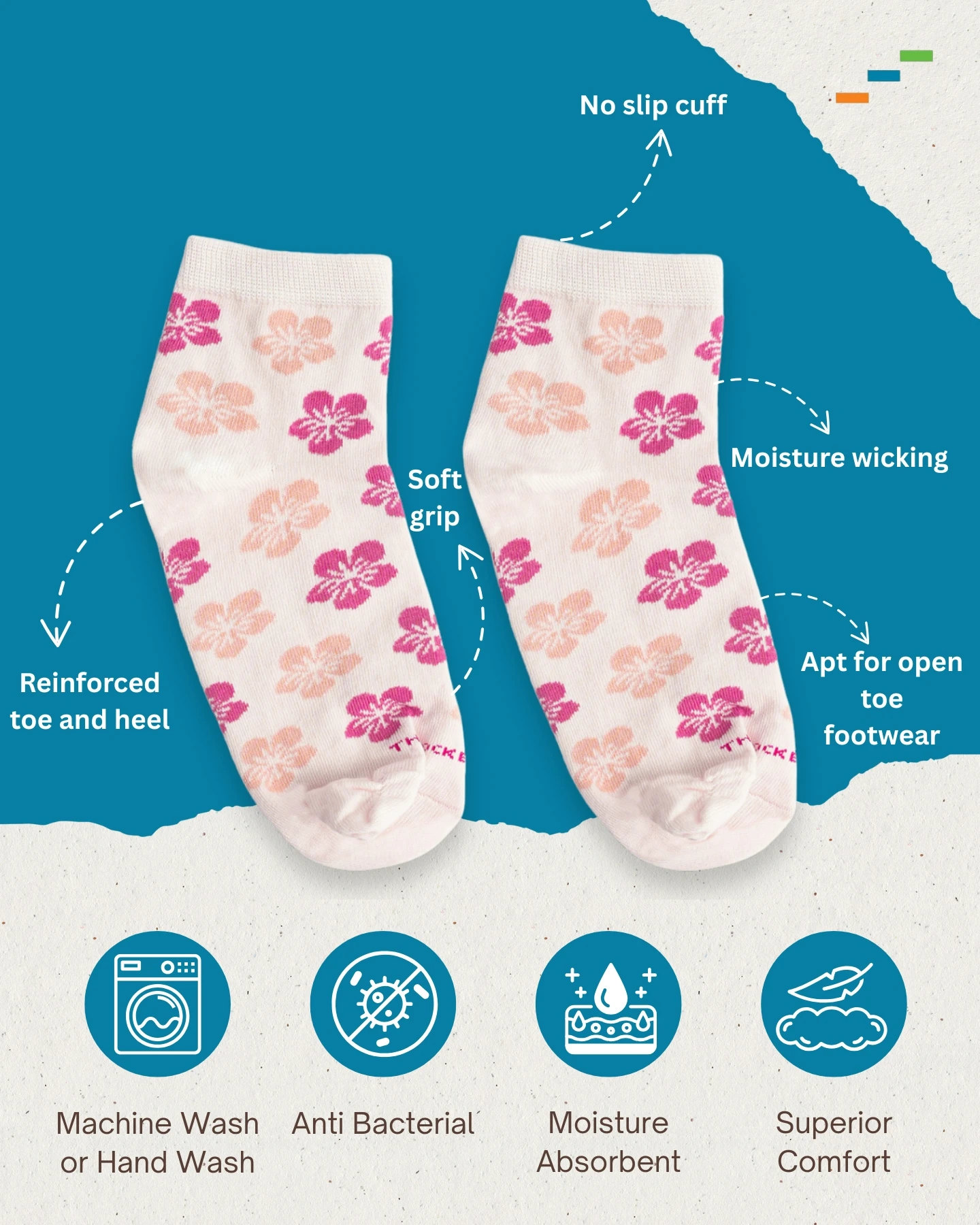 Blossom Breeze Ankle Socks
