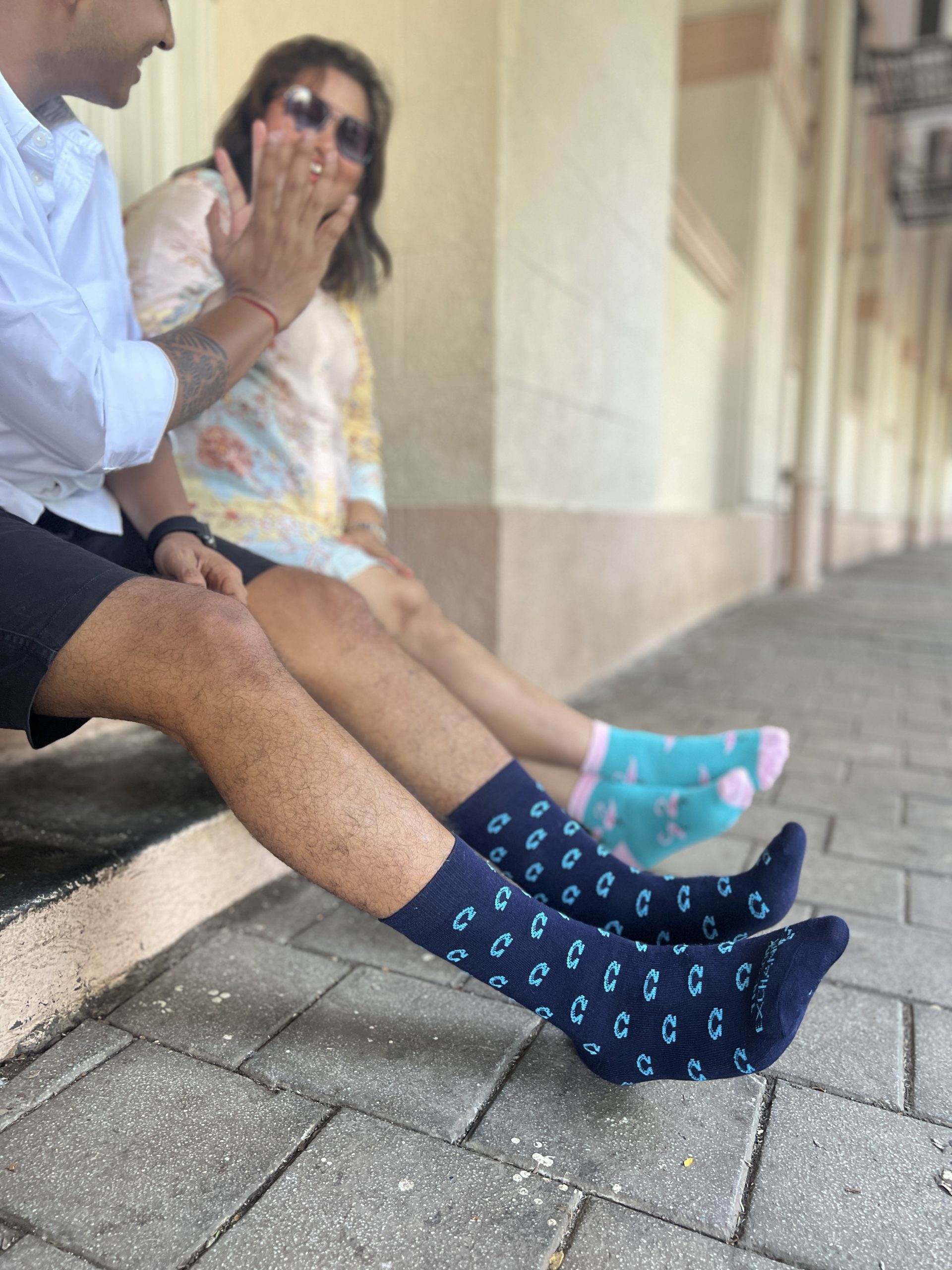 Equestrian Elegance Crew Bamboo Socks