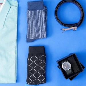 Executive Chevron Crew Socks