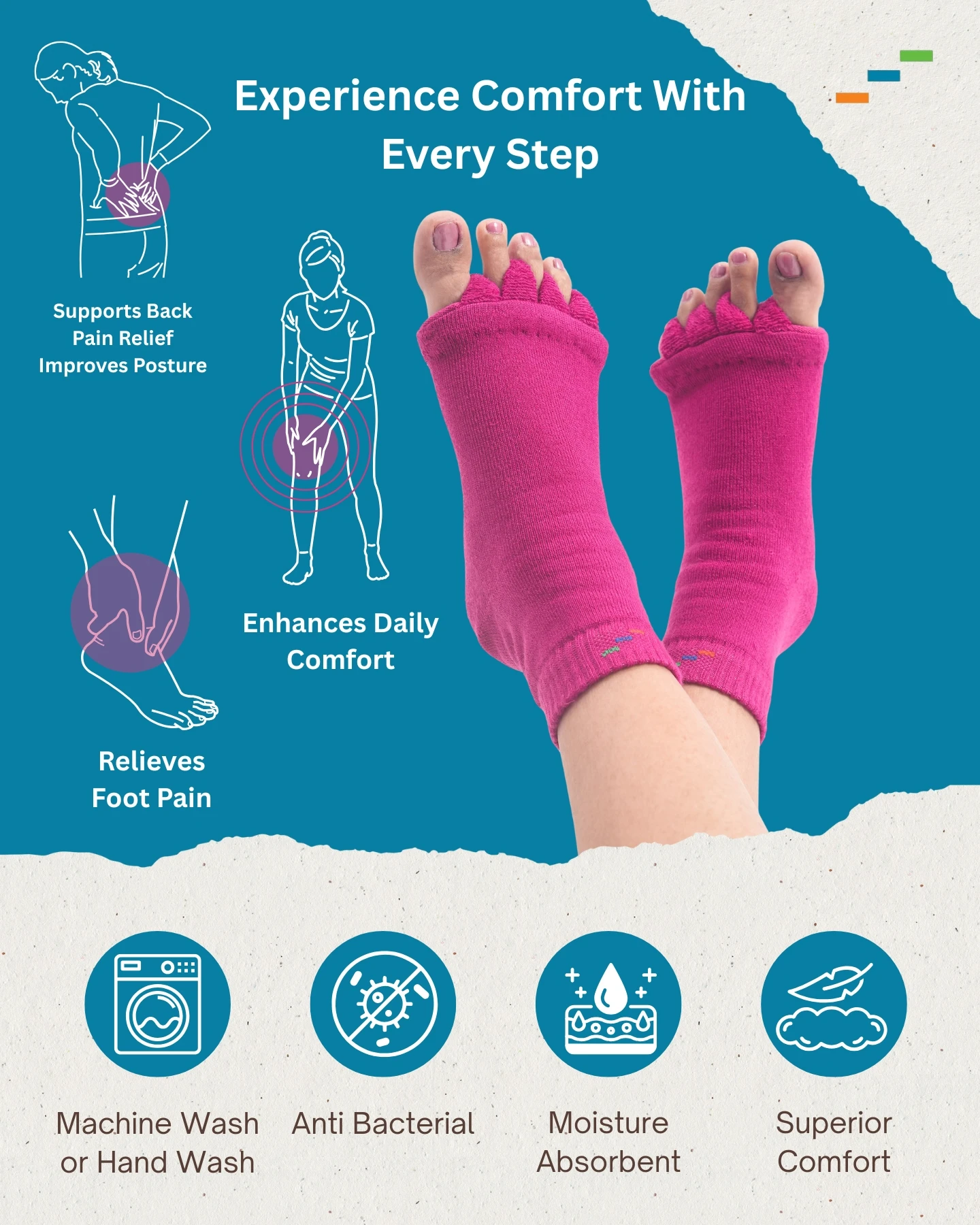 TSE Toe Alignment Socks