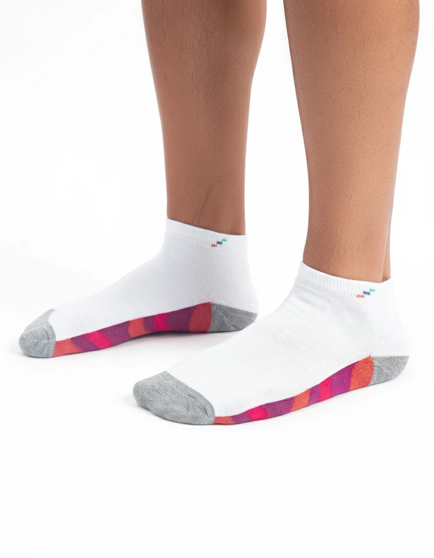 Retro Wave Low Cut Ankle Socks - Image 3