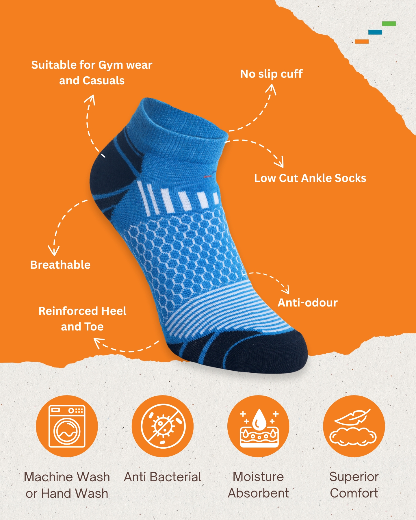 PulseX Low Cut Ankle Socks - Image 5