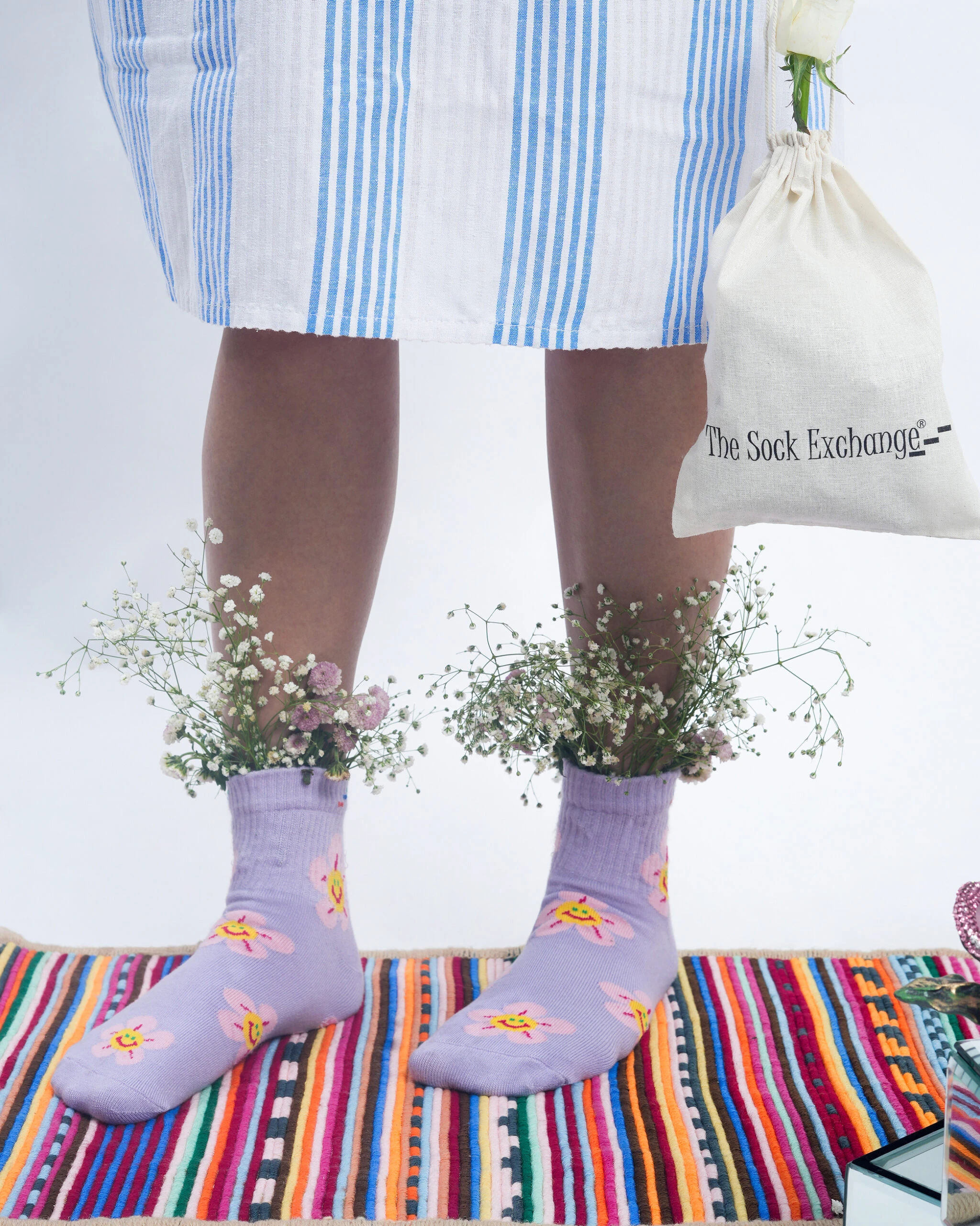 Lavender Vive Ankle Socks - Image 5