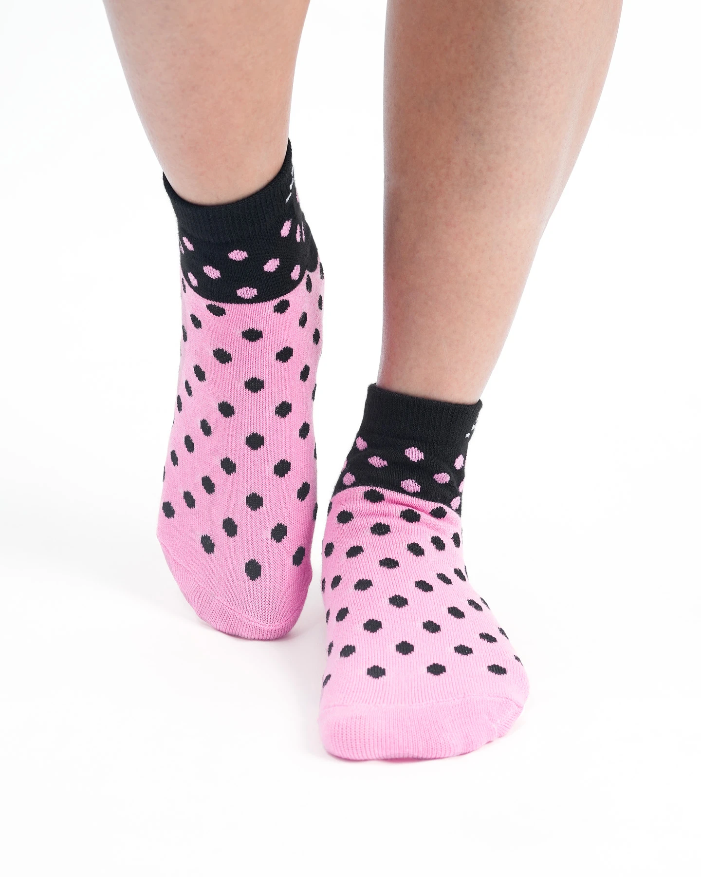 Polka Pop Ankle Socks (Pink) - Image 3