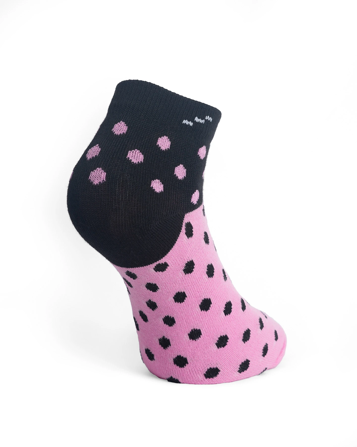 Polka Pop Ankle Socks (Pink) - Image 4