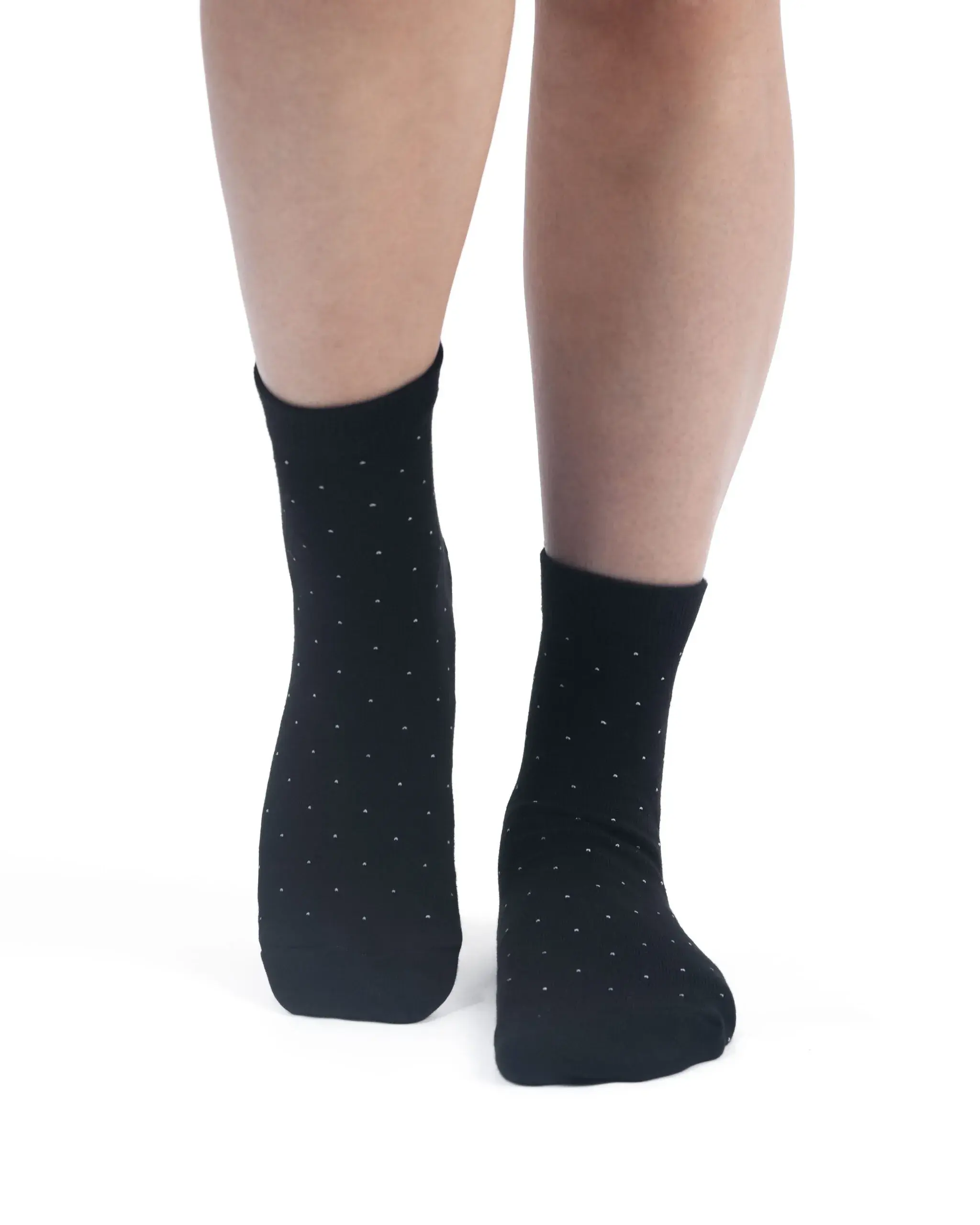 Diplomat Regal Stride Men’s Black Half‑Crew Socks — The Sock Exchange - Image 3