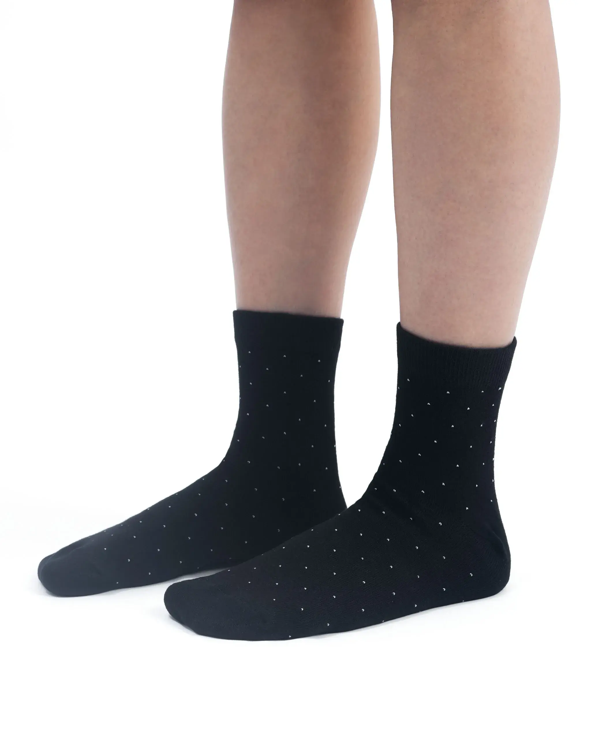Diplomat Regal Stride Men’s Black Half‑Crew Socks — The Sock Exchange - Image 4